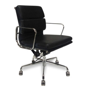 软垫管理董事会办公室椅子  360度旋转优质PU皮革办公椅