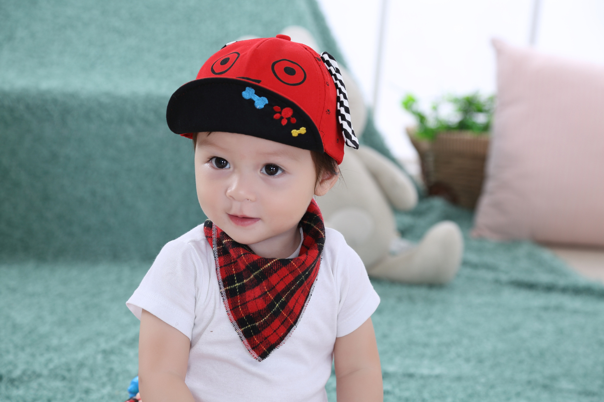 批发采购帽子-K389宝宝帽子批发 儿童韩版卡通