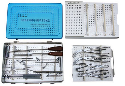 下肢骨折内固定专用手术器械包,空心钉专用手术器械