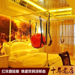 红床壹陆捌168-8方红床情趣电动床、水床