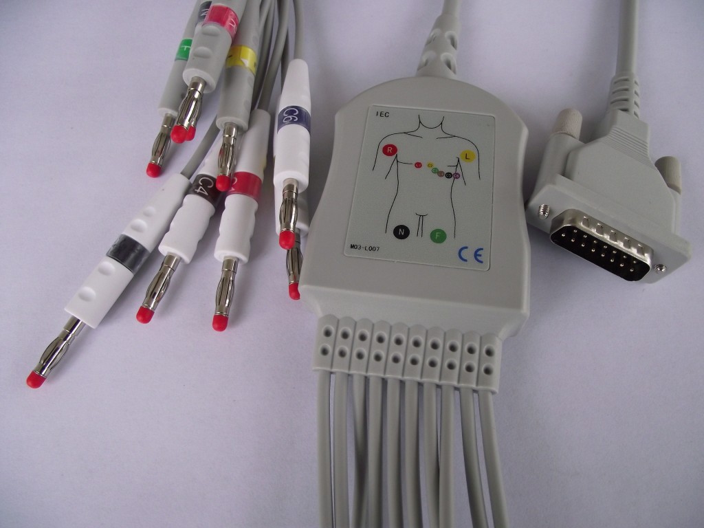 kontron康强ekg p80心电导联线