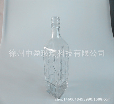 直销玻璃酒瓶500ml创意批发 玻璃空酒瓶子密封透明玻璃瓶厂家