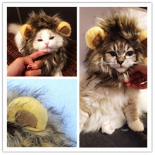 Wang con chó cưng vật nuôi mèo tóc giả rừng vui hat bộ con mèo con sư tử đầu khăn Trang phục mèo