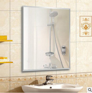 1件代发定制欧式黏贴浴室镜卫生间厕所镜子壁