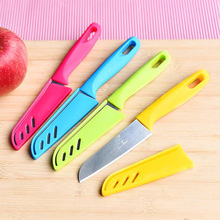 Kẹo màu trái cây dao nhà bếp bằng thép không gỉ dao peeler thiết bị cầm tay màu tùy chọn Máy bóc vỏ