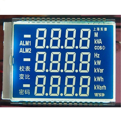 按要求订制 tn/htn/stn/va各显示类型lcd液晶屏 单色段码屏