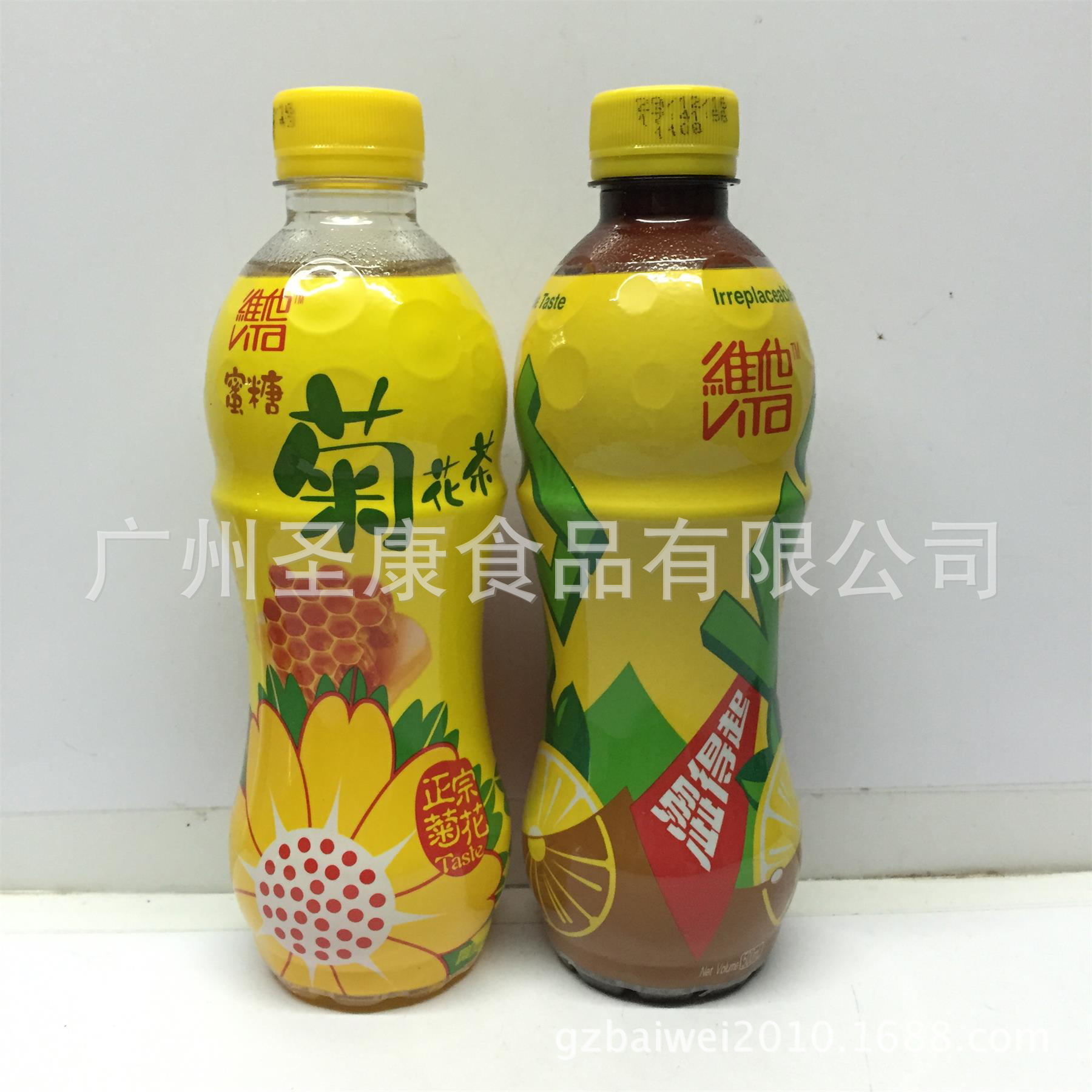 批发供应香港进口维他柠檬茶 菊花茶饮料500毫升 24瓶一箱