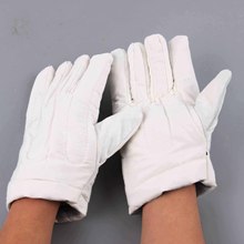 [Nhà máy trực tiếp] Lò nướng Găng tay cách nhiệt lò vi sóng Găng tay bảo vệ White Canvas Găng tay nhiệt độ cao Găng tay chịu nhiệt độ cao