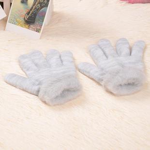 冬季热销地摊产品 鄂尔多斯羊绒手套 保暖手套5元模式销售送广告