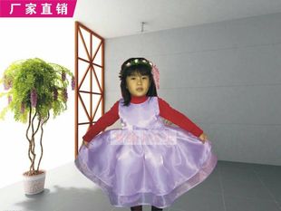 夏季新款儿童公主裙韩版女童蓬蓬裙六一儿童表演服小女孩甜美裙装