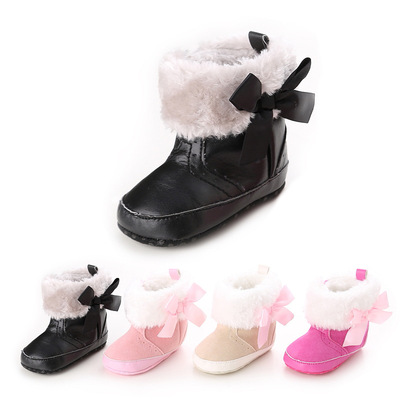 婴儿学步鞋_海雅 0-1岁宝宝外贸保暖雪地靴婴