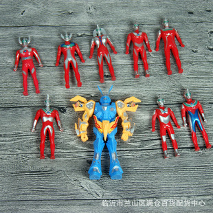 宇宙超级英雄奥特曼模型 超人套装 机器人模型玩具九元九地摊热卖