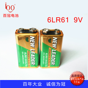 环保无汞碱性 9V方形电池 干电池 碱性电池6lr61 9v KTV话筒专用