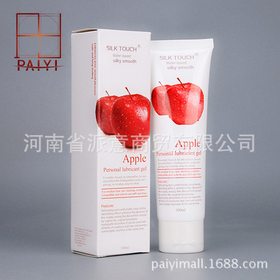 silk touch 苹果味50ml可食润滑油 水溶性果味情趣润滑液成人用品