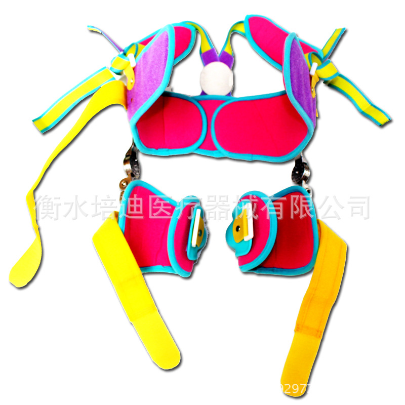新款儿童髋关节矫形器 吊带式儿童髋关节支具 蛙式支具 脱位支具