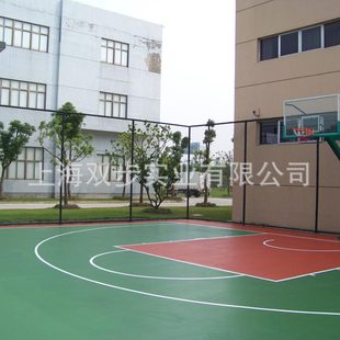 专业销售 上海塑胶篮球场 塑胶篮球场施工  硅PU球场