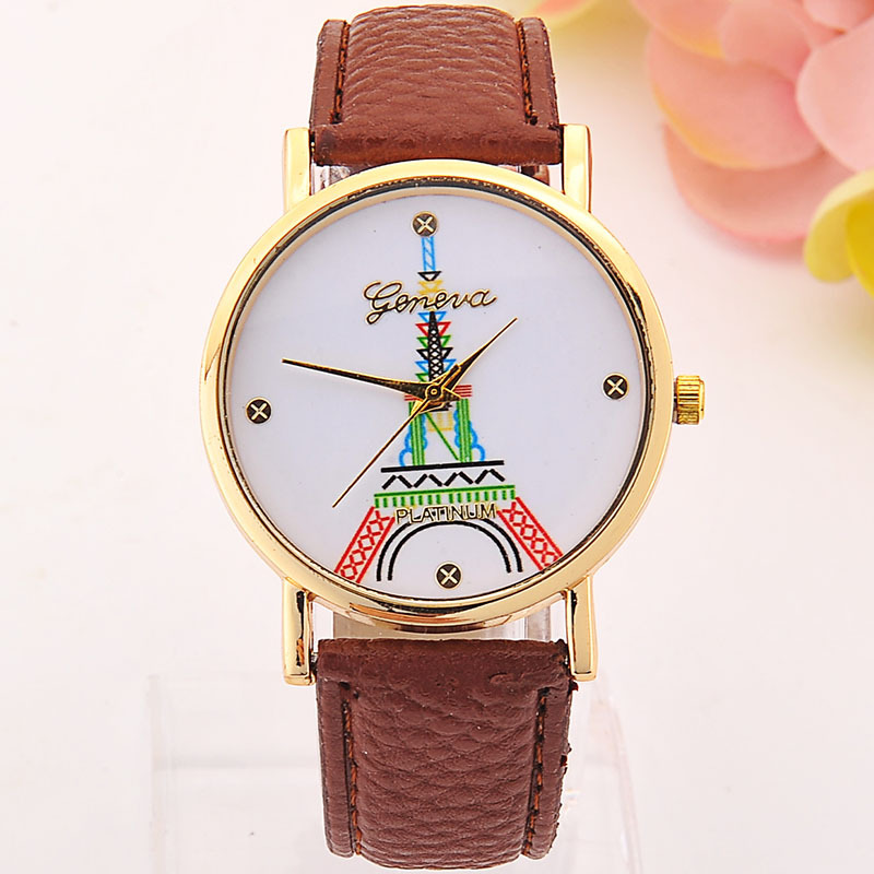 fashion Ordinary glass mirrorMen s watch (3 - white)NHMM2020-3 - white