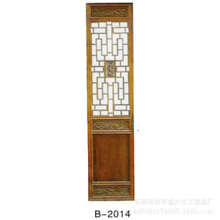 东阳木雕 仿古门窗 实木门 尺寸订制 样式自选 价格另议B-2014
