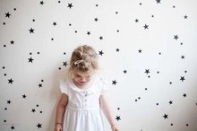 ngôi sao năm cánh đầy sao dán tường phòng phim hoạt hình cho trẻ em có thể tháo dán dán vinyl tường tường của các ngôi sao Nhãn dán tường