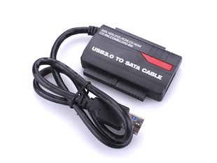 厂家供应 高品质 USB3.0 to IDE/SATA 三用转接线 一键备份功能