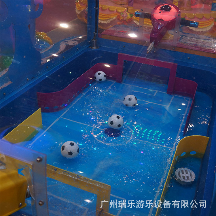 电玩设备-2016年新款水上足球 儿童双人射水游