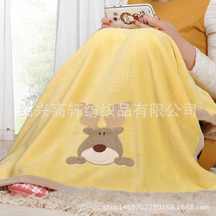 厂家直销欧盟环保标准各类卡通人物儿童毯子 母婴盖毯