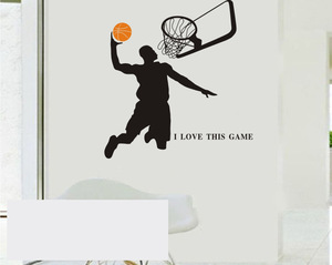 黑子的篮球个性创意nba科比乔丹体育运动灌篮高手墙贴壁纸269