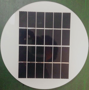 1.65W/6V高效单晶圆形太阳能电池板厂家直销