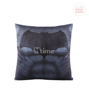 蝙蝠侠大战超人周边抱枕可拆洗汽车公仔沙发靠垫来样定制靠枕