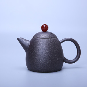 茶壶侧把壶火山石窑变陶瓷壶煎药壶功夫茶陶制泡茶