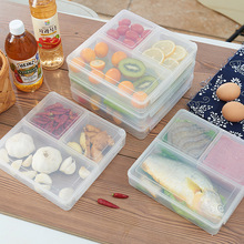 Bán buôn kiểu Nhật nhựa hộp lưu trữ thức ăn thừa bếp tươi chống mùi riêng biệt trưa hộp tủ lạnh hộp lò vi sóng Hộp chiên, hộp ăn trưa