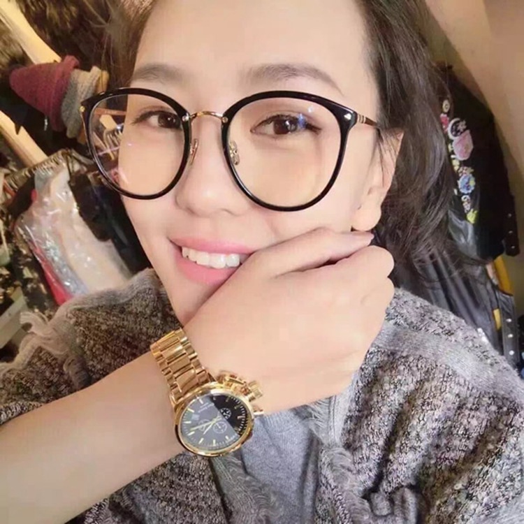 2016韩版超轻明星网红同款近视眼镜框女款圆