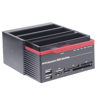 供应 USB2.0 IDE1个SATA2个 硬盘座  移动硬盘读卡器 硬盘盒