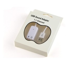 带线7.1声卡支持平果系统 外置USB带线声卡电脑配件批发