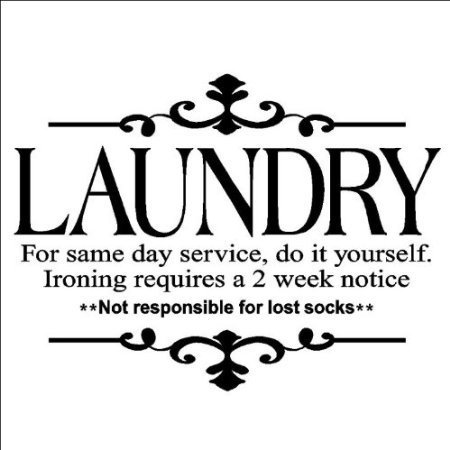 Laundry英文洗衣房背景装饰批发定制YY024 图