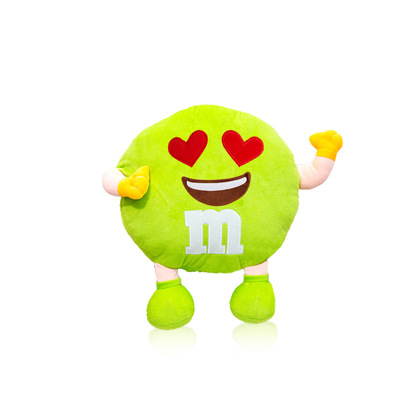 厂家定制批发创意小号彩虹糖emoji表情毛绒玩具 欧美爆款儿童玩具