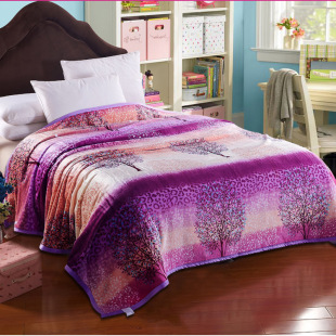 厂家直销各类床上四件套商场促销活动赠品礼品毯子可以定制LOGO