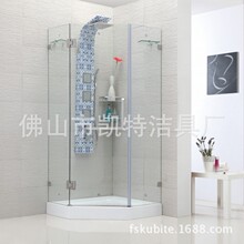 Vách ngăn vệ sinh Cửa kính cường lực Cửa phòng tắm đơn giản hình kim cương Tùy chỉnh Nhà máy trực tiếp Phòng tắm tùy chỉnh
