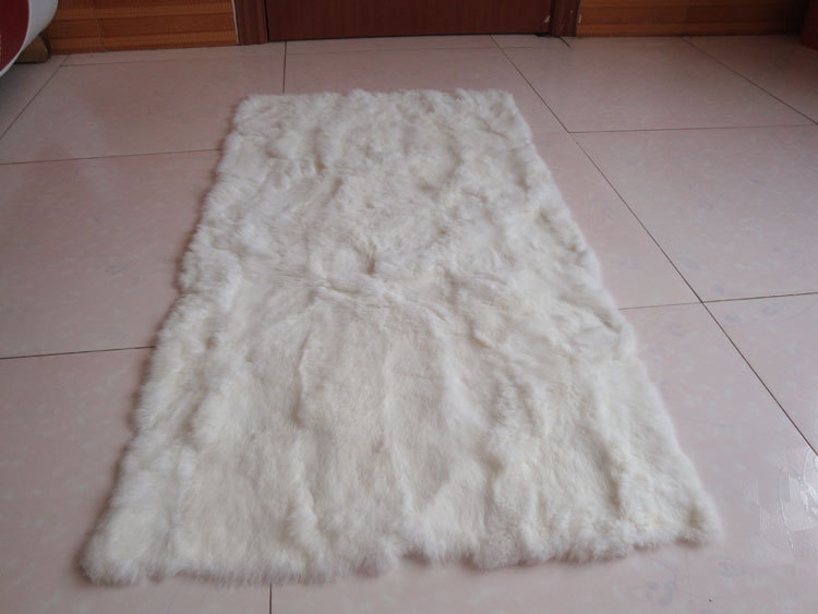 优质兔皮材料褥子皮草兔毛毯子家兔皮褥子獭兔褥子皮草服装原料