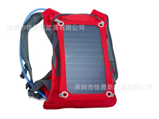 7W 高效太阳能折叠充电包 手机充电器 便携式太阳能usb充电板