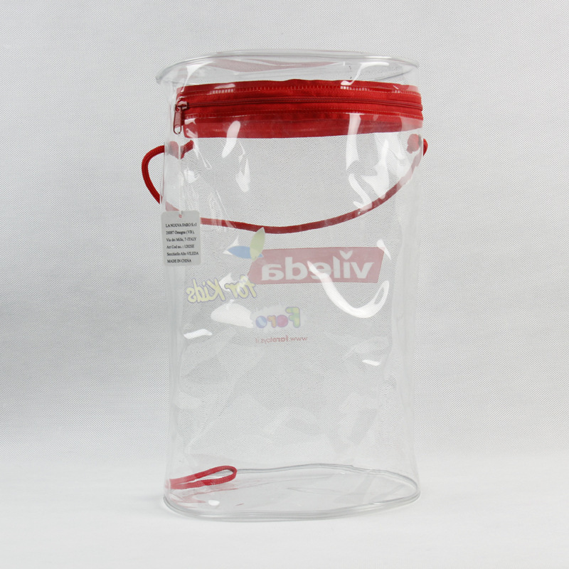 透明塑料袋_pvc胶袋 圆形筒袋子 高周波热压袋