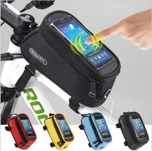 RosWheEL Lê Xuân 12496 xe đạp thế hệ 5C túi yên ngựa túi cảm ứng GPS màn hình điện thoại di động gói song phương Túi xe đạp