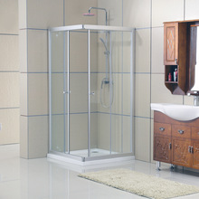 Phòng tắm tùy chỉnh tích hợp phòng tắm vòi sen Phòng tắm Phòng tắm hình chữ L Cửa trượt D1040 Phòng tắm tùy chỉnh