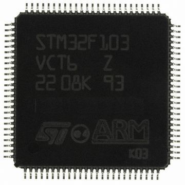 单片机stm32f103vct6 lqfp100 全新现货 进口