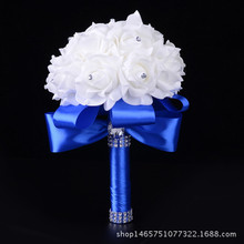Cô dâu cầm hoa cưới bán buôn bó hoa mô phỏng đám cưới bong bóng đám cưới với hoa cho các nhà sản xuất cung cấp xuất khẩu giao ngay Cầm hoa