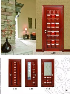 上海厂家直销 室内时尚工艺优质实木复合门 客厅卧室可定制套装门