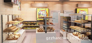 面包柜厂家定制常温烘焙展示中岛柜边岛柜厂家直销选择展超