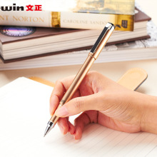 Wenzheng 583 gel bút Bút kim loại không thể xóa bút Bút bi văn phòng Quảng cáo logo tùy chỉnh Bút quảng cáo