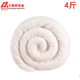 4斤新疆棉被有网长绒棉被双人冬被特价褥子 冬被子 棉被批发