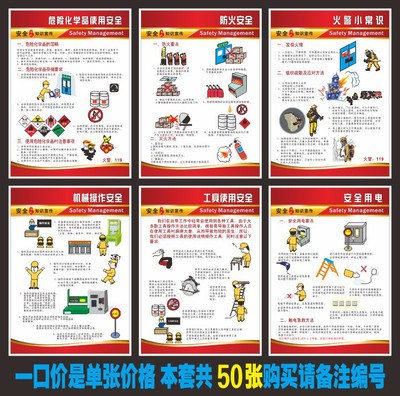工厂安全生产标语/安全管理挂图/安全生产海报/安全标语挂图/h017